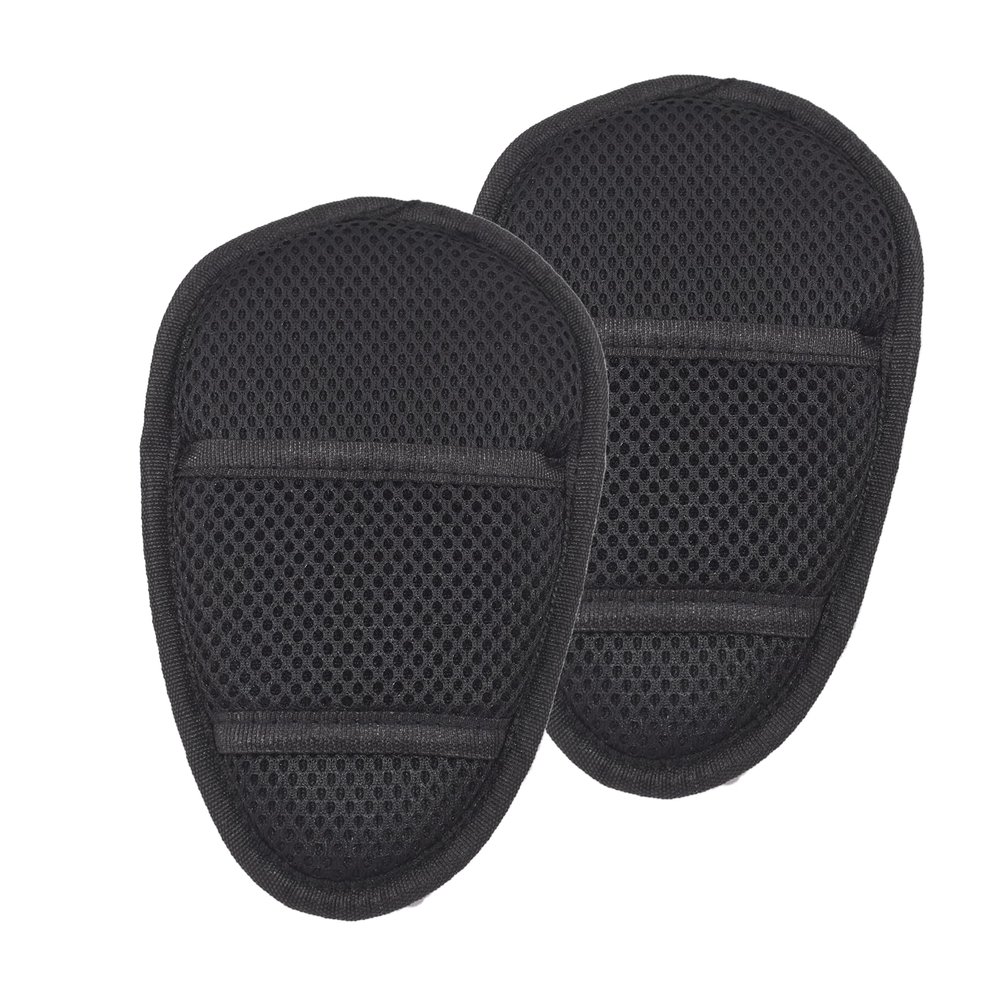 2 Pack Baby Stroller Crotch Pads, Baby Seat Stroller Strap Pads, Baby Stroller Chest Harness Crotch Cushion, Pushchair Seat Chest Harness Crotch Covers for Kids/Child Seats (Black)