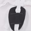 2 Pack Baby Stroller Crotch Pads, Baby Seat Stroller Strap Pads, Baby Stroller Chest Harness Crotch Cushion, Pushchair Seat Chest Harness Crotch Covers for Kids/Child Seats (Black) view 3
