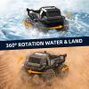 ACAMMZAR Amphibious Remote Control Car for Kids, 1:16 RC Trucks 4WD Offroad All Terrain,DIY Pick-up Toys Waterproof Monster Truck,60Mins+ Play Time,with Light, Stunt, 360 Spin,RC Cars for Boys Adults view 4