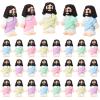 Bememo 25 Pcs Mini Jesus Figurines Bulk Original Design Rubber Mini Jesus Figures to Hide and Seek Religious Gifts Sunday School Baptism Easter Egg Filling(Macaron Color) view 1