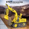 aukfa Excavator Robot Building Toys for Boys, STEM Projects for Kids Ages 8-12, Remote & APP Control Stem Kits Learning Educational Building Kit Dinosaur Robot Toy Gifts for Boys Girls (555 Pieces) view 3