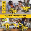aukfa Excavator Robot Building Toys for Boys, STEM Projects for Kids Ages 8-12, Remote & APP Control Stem Kits Learning Educational Building Kit Dinosaur Robot Toy Gifts for Boys Girls (555 Pieces) view 4