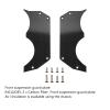 1.5MM Carbon Fiber Air Dam Diffuser for Arrma 6S 1/7 Infraction/Limitless/Felony,Wheel Covers Lightweight Left and Right Carbon Fiber Wheel Cover for 6S 1/7 Infraction/Limitless V1/V2/Felony Style 3-F view 3