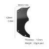 1.5MM Carbon Fiber Air Dam Diffuser for Arrma 6S 1/7 Infraction/Limitless/Felony,Wheel Covers Lightweight Left and Right Carbon Fiber Wheel Cover for 6S 1/7 Infraction/Limitless V1/V2/Felony Style 3-F view 4