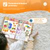 Russian Interactive Talking Book for Toddler 3-5, Birthday for Boys Girls,USB-C Rechargeable Sound Book,600+ Sounds,13 topics of Alphabet & Numbers,with 1 Color Pen view 3