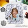 Personalized Nap Mats for Daycare - Kids Nap Mat with Pillow and Blanket for Preschool Kindergarten Custom Name Space Toddler Sleeping Bag for Boys, Thick Padded Easy Roll Up Satellite view 3
