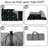 Personalized Nap Mats for Daycare - Kids Nap Mat with Pillow and Blanket for Preschool Kindergarten Custom Name Space Toddler Sleeping Bag for Boys, Thick Padded Easy Roll Up Moon view 4