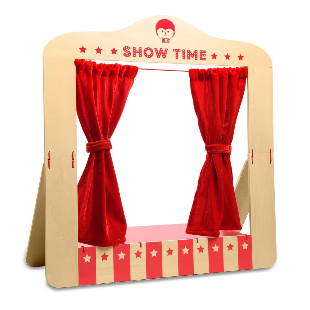 Kipod Wooden Tabletop Puppet Theater