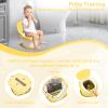 2025 Upgraded Portable Potty Training, Travel Potty for Toddler, portable toilet for kids Foldable, Apply to Seat Emergency Toilet for Camping, Outdoor,Car, Indoor (Yellow) view 2
