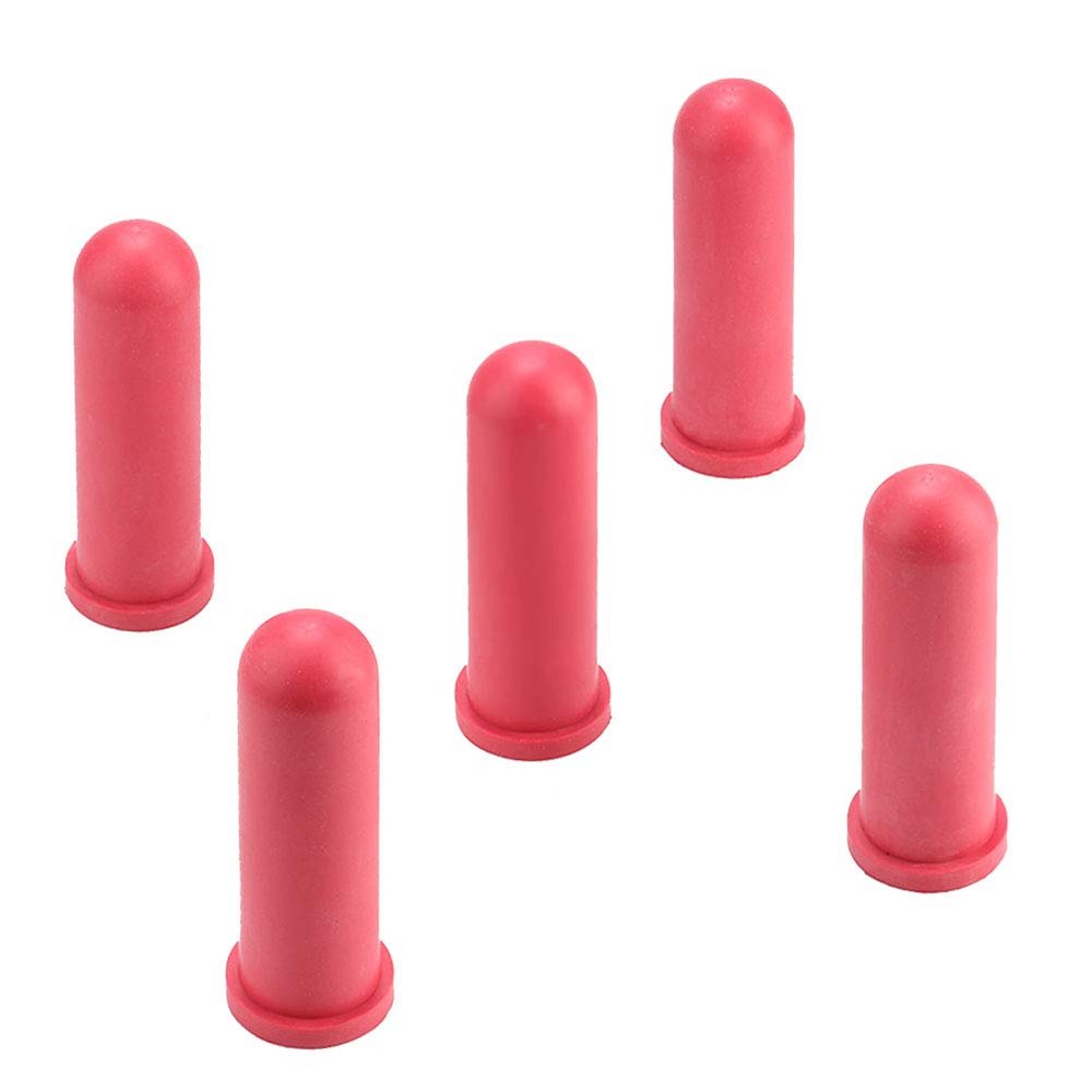 5pcs Calf Milk Nipple, 10cm Length Rubber Milk Drink Nipples, Calf Feeding Bottle Nipple for Lamb Nursing