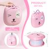 2025 Upgraded Portable Potty Training, Travel Potty for Toddler, portable toilet for kids Foldable, Apply to Seat Emergency Toilet for Camping, Outdoor,Car, Indoor(Pink) view 3