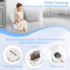 2025 Upgraded Portable Potty Training, Travel Potty for Toddler, portable toilet for kids Foldable, Apply to Seat Emergency Toilet for Camping, Outdoor,Car, Indoor(white Gray) view 2