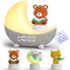 Move2Play, Dozi Sound Machine | Cute Sleep Toy + Sound Machine | 3+ Hrs Thoughtfully Made Bedtime Content | Moonlight Night Light with Changing Colors | Gentle OK-to-Wake Wake-Up view 1