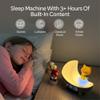 Move2Play, Dozi Sound Machine | Cute Sleep Toy + Sound Machine | 3+ Hrs Thoughtfully Made Bedtime Content | Moonlight Night Light with Changing Colors | Gentle OK-to-Wake Wake-Up view 2