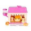 Little Live Pets Hamster Mini Interactive Toy Set, Hutch Animal Playset with 3 Surprise Babies, 20+ Sounds, Hamster Must-Haves for Ages 3+ view 1