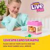 Little Live Pets Hamster Mini Interactive Toy Set, Hutch Animal Playset with 3 Surprise Babies, 20+ Sounds, Hamster Must-Haves for Ages 3+ view 2