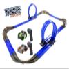 Tracer Racers Remote Control Cordless Glow in The Dark High-Speed Super Loop Speedway Track Set with Two Cars for Dual Racing, Glow Blue view 2
