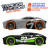 Tracer Racers Remote Control Cordless Glow in The Dark High-Speed Super Loop Speedway Track Set with Two Cars for Dual Racing, Glow Blue view 4