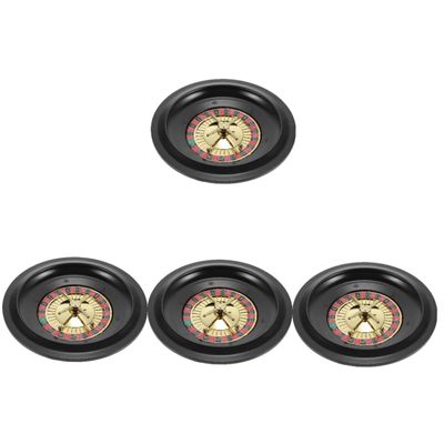 4pcs Poker Game Supply Poker Wheel for Bar Game Wheel Prop Household Poker Wheel Poker Game Rotating Wheel Party Game Prop Poker Game Wheel Russian Poker Wheel/126