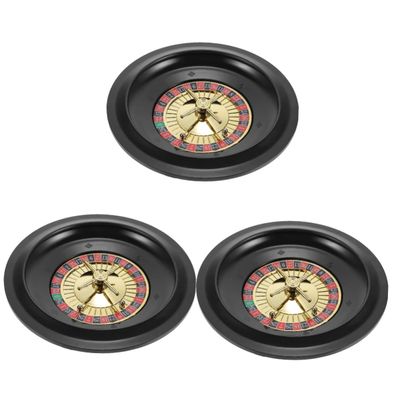 3pcs Bar Poker Wheel Party Game Prop Poker Wheel Favor Festival Game Wheel Table Game Poker Wheel Poker Game Supply Poker Wheel for Party Home Poker Wheel/127
