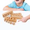4 Pieces Cylinder Socket Toy Puzzle Grouping for Preschool Toys Home School view 4