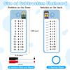 Anemeeoke 1-12 Subtraction Flash Cards, Large Math Table Flashcards, Including 15 Cards, 2 Dry Erase Markers, 1 Rings, Educational Times Table Flashcards for Classroom Home, for 1st to 3rd Grades view 3
