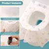 20 Pcs Disposable Toilet Seat Covers,Large Waterproof Toilet Seat Covers for Toddlers Kids Adults,Portable Individually Wrapped for Toddler Potty Training,Public Restrooms,Travel view 2