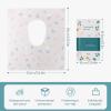 20 Pcs Disposable Toilet Seat Covers,Large Waterproof Toilet Seat Covers for Toddlers Kids Adults,Portable Individually Wrapped for Toddler Potty Training,Public Restrooms,Travel view 3