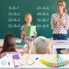 Anemeeoke 1-12 Division Flash Cards, Large Math Table Flashcards, Including 15 Cards, 2 Dry Erase Markers, 1 Rings, Educational Times Table Flashcards for Classroom Home, for 1st to 3rd Grades view 2