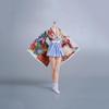 1/6 Scale Female Clothes, Japanese Kimono Bathrobe Skirt Socks Clothes Set for 12inch PH TBL JO Action Figure Body (G-Short Version) view 1