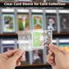 240 Pcs Sleeves Card Plastic Hard, Clear Crystal 4" X 3" Holders, Card Trading, Holder Card Standard, Protector Card for Baseball, Football, Basketball, Cards Sports, Cards Game view 2