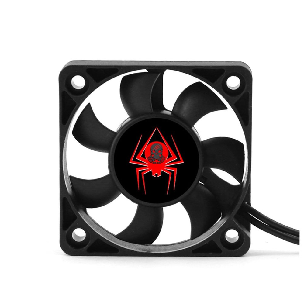 Dantenron RC Motor Cooling Fan 25mm 30mm 35mm 40mm 45mm 50mm High Speed Heatsink 28000RPM ESC Fans 6V-8.5V for 1/10 1/8 1/12 Truck Off Road Crawler Car 540 550 Brushless OR Brushed Motors (45mm)