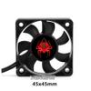 Dantenron RC Motor Cooling Fan 25mm 30mm 35mm 40mm 45mm 50mm High Speed Heatsink 28000RPM ESC Fans 6V-8.5V for 1/10 1/8 1/12 Truck Off Road Crawler Car 540 550 Brushless OR Brushed Motors (45mm) view 2