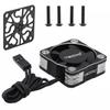 YSIDO Waterproof 3010 RC Cooling Fan 28000RPM Alluminum RC Car Motor Fan with Carbon Fiber Protective Board for RC Car 1/10 1/12 540 550 F540 3650 3660 Motor (Waterproof 3010S) view 1