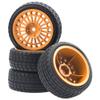 OD2.75'' Nylon 12mm Hex Hub Wheel Rims & Rubber Tires & 10-Spoke 12mm Hex Hub Wheel Rims & Rubber Tires view 2