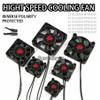 Dantenron RC Motor Cooling Fan 25mm 30mm 35mm 40mm 45mm 50mm High Speed Heatsink 28000RPM ESC Fans 6V-8.5V for 1/10 1/8 1/12 Truck Off Road Crawler Car 540 550 Brushless OR Brushed Motors (35mm) view 3