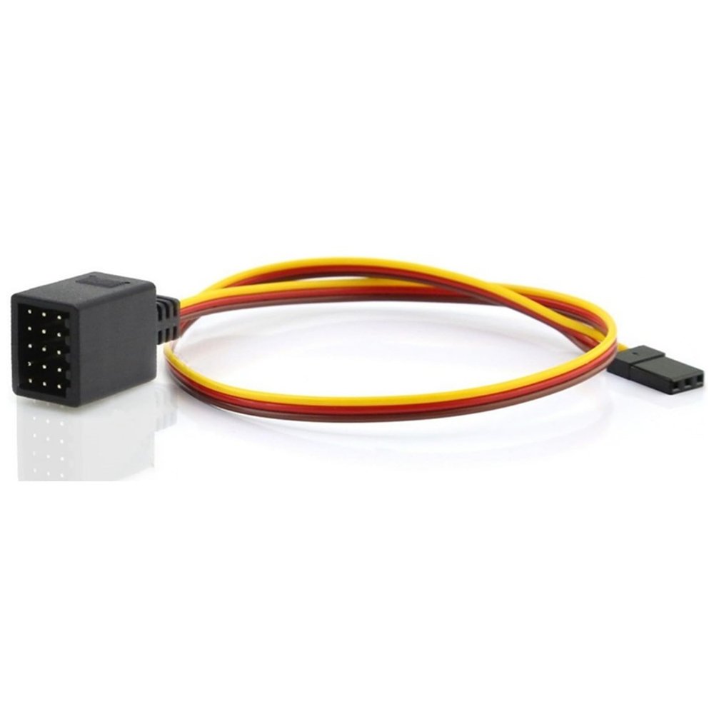 Dantenron RC JR Style Servo Splitter Cable,1 Male to 2 3 4 5 6 Female Y Harness Leads Y Splitter Lead Wire for 1/8 1/10 1/24 Crawler Truck Car Airplane Drone Receiver Servo ESC (1 Male to 5 Female)