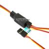 Dantenron RC JR Style Servo Splitter Cable,1 Male to 2 3 4 5 6 Female Y Harness Leads Y Splitter Lead Wire for 1/8 1/10 1/24 Crawler Truck Car Airplane Drone Receiver Servo ESC (1 Male to 5 Female) view 4