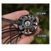 OQATNXUR Multi Rotor Aircraft Model Brushless Electronic Starter ZD2808-V1.9 High-Efficiency Disc Brushless Electronic Starter KV Value 700KV CW CCW RC Drone Electronic Starter(A Positive Thread) view 3