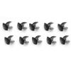 10PCS RC Boat Propellers Diameter 40mm Hole 1.9mm 3-Blades Propellers Tight with 2mm Shaft Nylon Positive Prop for RC Boat Models DIY Parts view 3