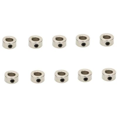 10PCS Metal Bushing Wheel Lock Card Holder Stainless Steel Small Shaft Sleeve Fixed Fastening Handmade for RC DIY Model Parts(Inner Dia 5.05mm)