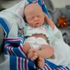 12" Reborn Baby Dolls, Full Silicone Baby Dolls, Realistic Soft Silicone Newborn Baby Doll, Real Full Body Silicone Reborn Baby Dolls with Feeding Accessories-Boy view 2
