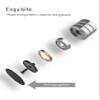 Desktop Spinning top fingertip Stainless Steel Vortex Optical Psychedelic Hypnotic Cylinder RELEX view 3