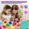 Color Dough Sets for Kids Ages 2-4, Unicorn Theme Dough Tools Kit for Kids Ages 4-8, 11 Piece Color Dough Accessories Arts Crafts Play Set, Preschool Education Toys for Toddlers Girls Age 3 4 5 6 7 8 view 2