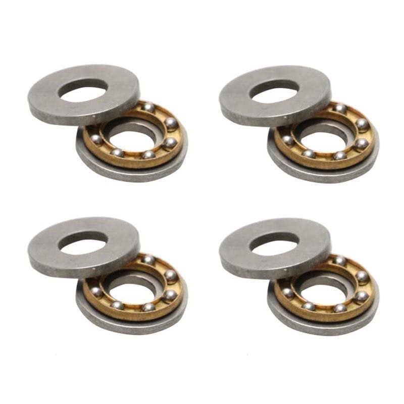 4Set RC Boat 3MM 4MM 5MM Hard Flexible Shaft Lubricated Bearings Flat Ball Axletree Protective for Remote Electric Control Boat Model(5mm)