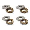 4Set RC Boat 3MM 4MM 5MM Hard Flexible Shaft Lubricated Bearings Flat Ball Axletree Protective for Remote Electric Control Boat Model(5mm) view 1