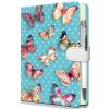 DWIYITTN Butterflies Journal for Girls - Birthday Gift for Teens & Kids, Notebook w/Pen & Magnetic Closure, 192 Pages Lined Hardcover Diary, 5.3"x7.5" view 1