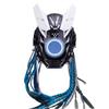 YounggDiy Future Punk Helmet Mask with LED Light Cosplay Costume Props for Men for Halloween Cosplay Party view 1