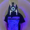 YounggDiy Future Punk Helmet Mask with LED Light Cosplay Costume Props for Men for Halloween Cosplay Party view 2