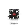 Dantenron RC Motor Cooling Fan 25mm 30mm 35mm 40mm 45mm 50mm High Speed Heatsink 28000RPM ESC Fans 6V-8.5V for 1/10 1/8 1/12 Truck Off Road Crawler Car 540 550 Brushless OR Brushed Motors (30mm) view 2
